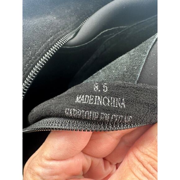 Jeffrey Campbell Parisah BLACK Over The Knee Sock Boots Suede 8.5 US NEW - Picture 10 of 14